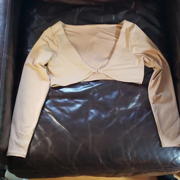 SKIMS XL NWOT swim shrug bikini top - Picture 1 of 2